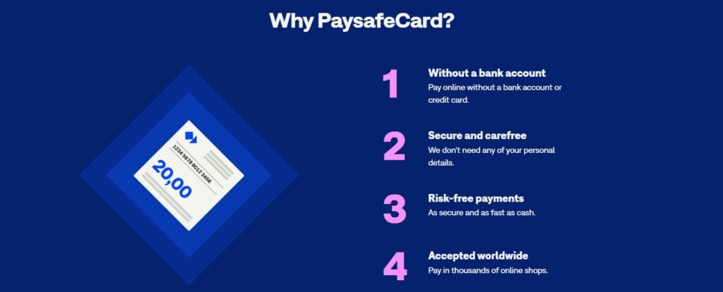Hvorfor vælge paysafecard?