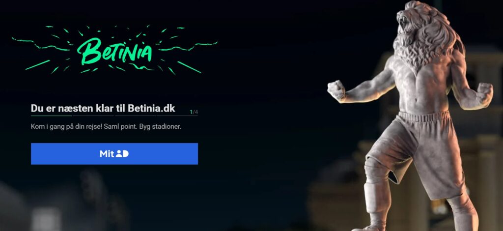 Betinia Casino log in med Mit ID