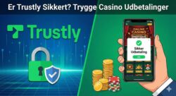 Illustration af sikker casino-udbetaling med Trustly