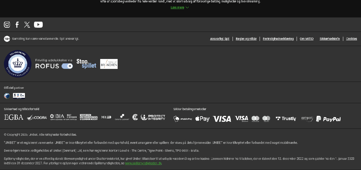 Trustly som betalingsmetode hos Unibet