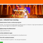 Betsson-kampagne med 10 procent cashback på nettotab fra spilleautomater hver mandag